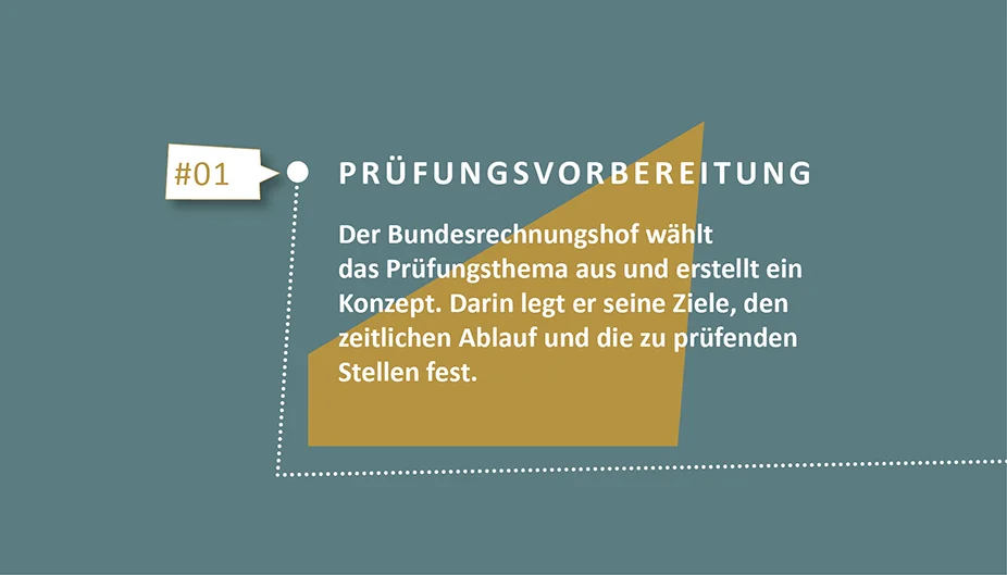 Pr&uuml;fungsvorbereitung. Grafik: Bundesrechnungshof