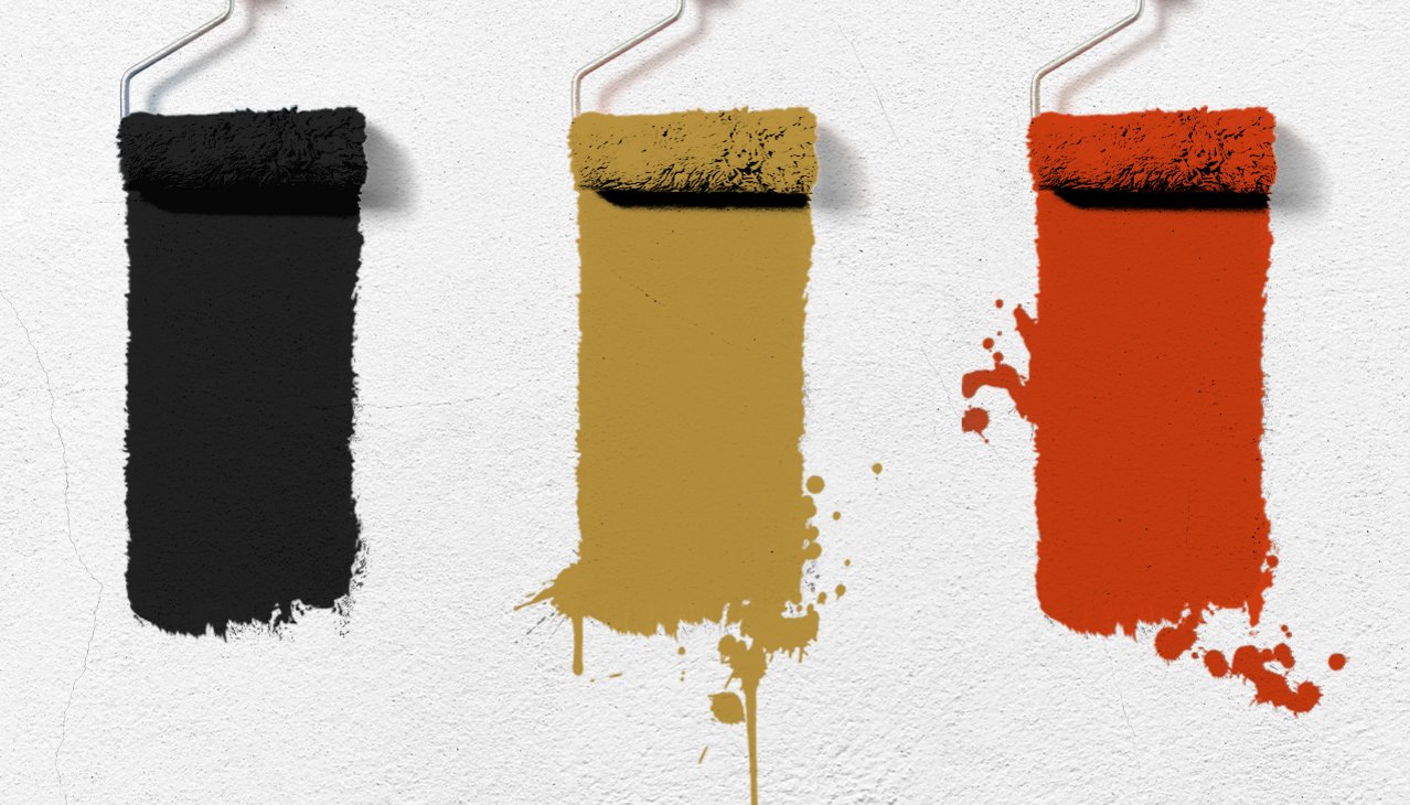 Die Farben des Bundesrechnungshofes.