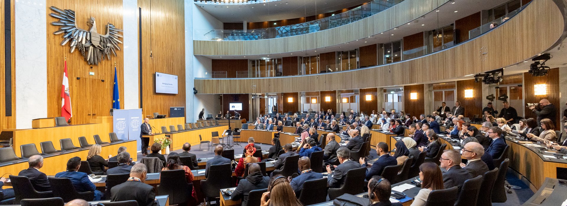 Festveranstaltung anl&auml;sslich des 70-j&auml;hrigen Bestehens von INTOSAI.