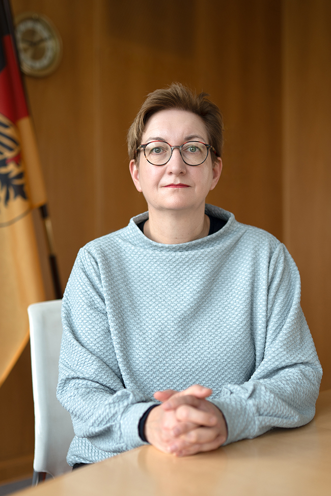 Klara Geywitz, Vizepräsidentin des Bundesrechnungshofes Klara Geywitz, Vizepräsidentin des Bundesrechnungshofes.